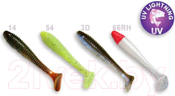 Изображение товара Мягкая приманка Crazy Fish Vibro Fat 4 / 14-100-M60-6