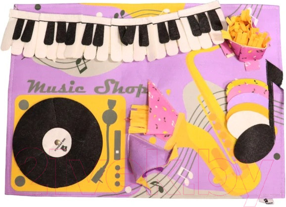 Изображение товара Игрушка для собак Mr. Kranch Нюхательный коврик Музыкальный магазин / MKR513059