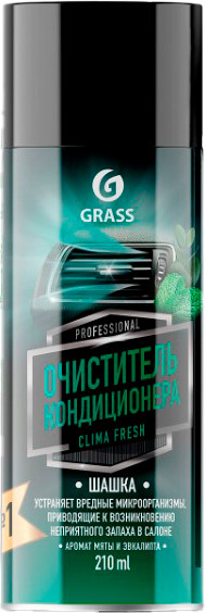 Изображение товара Очиститель системы кондиционирования Grass Clima Fresh / 110524 (210мл)