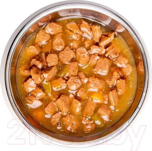 Изображение товара Влажный корм для кошек Monge BWild Grain Free из лосося с креветками и овощами (пауч, 85г)