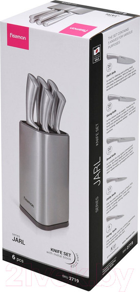 Изображение товара Набор ножей Fissman Jarl 2719