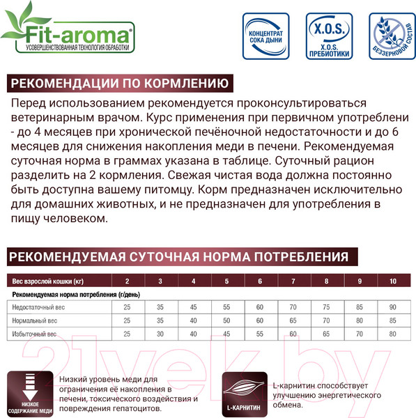 Изображение товара Сухой корм для кошек Monge Vet Solution Hepatic (400г)