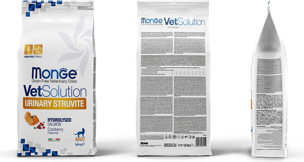 Изображение товара Сухой ветеринарный корм для кошек Monge Vet Solution Urinary Struvite (1.5кг)