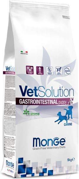 Изображение товара Сухой ветеринарный корм для собак Monge Vet Solution Gastrointestinal При заболеваниях жкт (5кг)