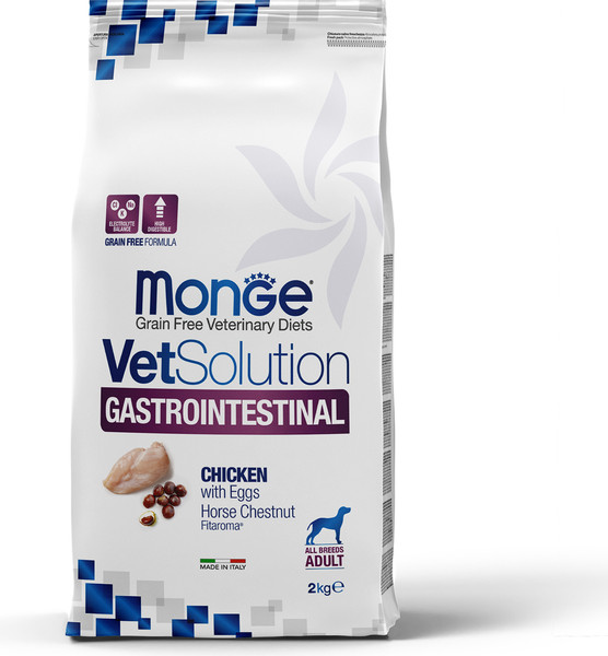 Изображение товара Сухой ветеринарный корм для собак Monge Vet Solution Gastrointestinal при заболеваниях ЖКТ (2кг)