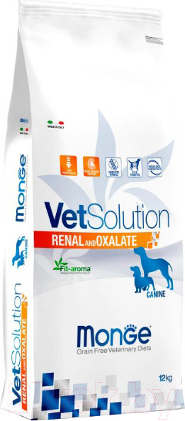 Изображение товара Сухой ветеринарный корм для собак Monge Vet Solution Renal (12кг)