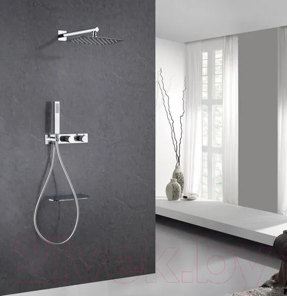 Изображение товара Душевая система со смесителем Abber Rund AF8750 (хром)