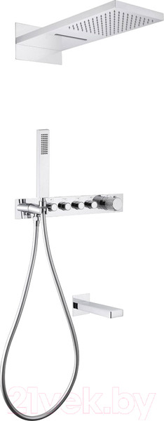 Изображение товара Душевая система со смесителем Abber Rund AF8753 (хром)