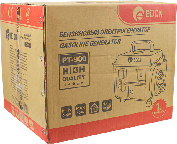 Изображение товара Бензиновый генератор Edon PT-900