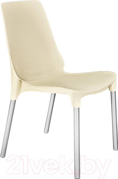 Изображение товара Стул Sheffilton SHT-S75 (бежевый/хром лак)