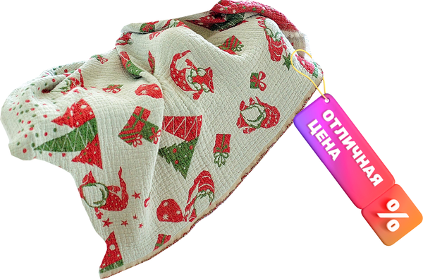 Изображение товара Плед Pole Kvetak (Беларускі лён) 130x100 20С113-ШР/у./л.с.уп. (2 727-Эльфы/сорт 1)