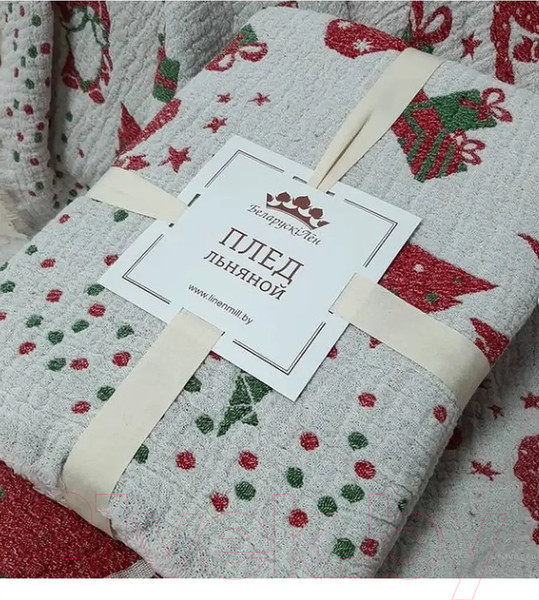 Изображение товара Плед Pole Kvetak (Беларускі лён) 130x100 20С113-ШР/у./л.с.уп. (2 727-Эльфы/сорт 1)