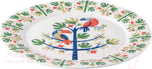 Изображение товара Тарелка столовая обеденная Liberty Jones Birds Of Paradise. Toucan / LJ0000164