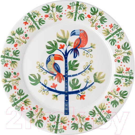 Изображение товара Тарелка столовая обеденная Liberty Jones Birds Of Paradise. Toucan / LJ0000164