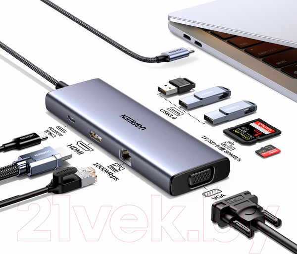 Изображение товара Док-станция для ноутбука Ugreen CM498 / 15600