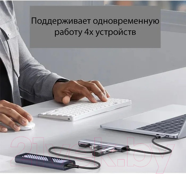 Изображение товара USB-хаб Ugreen CM473 / 15395