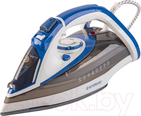 Изображение товара Утюг Endever Delta-231 (белый/синий/черный)