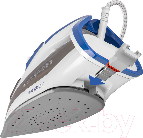 Изображение товара Утюг Endever Delta-231 (белый/синий/черный)