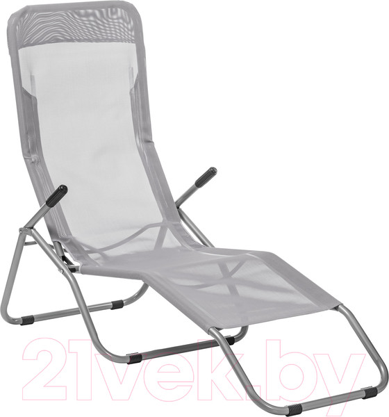 Изображение товара Складной шезлонг Sundays ZC-CL005-1 (серый)