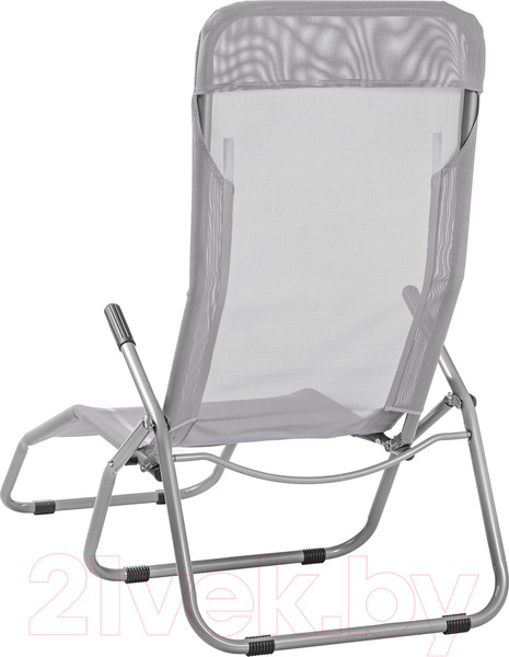 Изображение товара Складной шезлонг Sundays ZC-CL005-1 (серый)