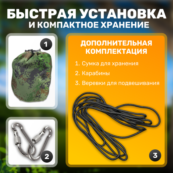 Изображение товара Гамак Sundays ZC-CH011-2 (с москитной сеткой)