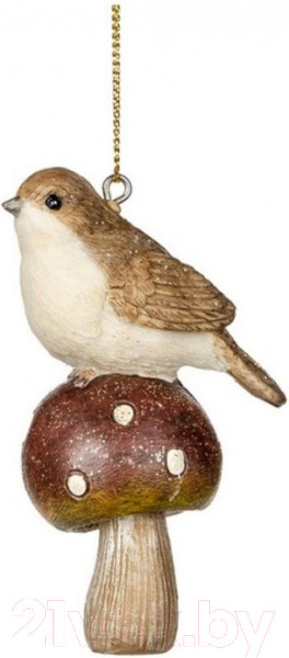 Изображение товара Елочная игрушка Goodwill Xmas 2023 Птица на грибе / MC 37034