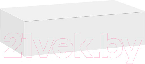 Изображение товара Туалетный столик ТриЯ Глосс ТД 319.05.01 (белый глянец/стекло белый глянец)