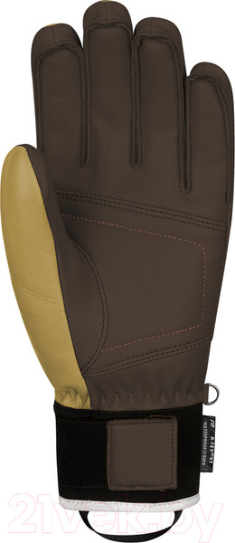 Изображение товара Перчатки лыжные Reusch Highland R-TEX XT / 6102240-8880 (р-р 9.5, Camel/Dark Brown)