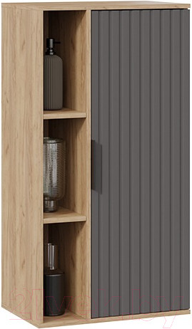 Изображение товара Шкаф навесной ТриЯ Хилтон (дуб крафт золотой/графит матовый)