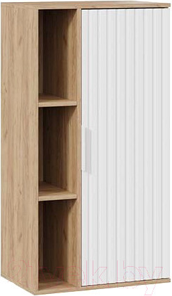 Изображение товара Шкаф навесной ТриЯ Хилтон (дуб крафт золотой/белый матовый)