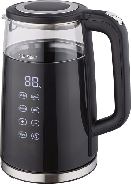 Изображение товара Электрочайник Centek CT-0039 (черный/стекло)