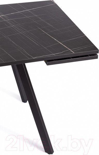 Изображение товара Обеденный стол Tetchair Vigo (мрамор черный/черный)