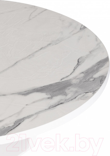 Изображение товара Обеденный стол Tetchair Manzana 80x80x75 (мрамор светлый/белый)