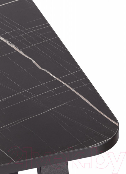 Изображение товара Обеденный стол Tetchair Maltido (мрамор черный/черный)