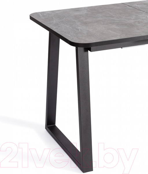 Изображение товара Обеденный стол Tetchair Maltido (гранит темный/черный)