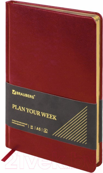 Изображение товара Еженедельник Brauberg 114477 (64л, красный)