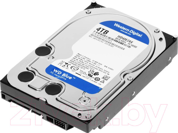 Изображение товара Жесткий диск Western Digital Blue 4TB (WD40EZAX)