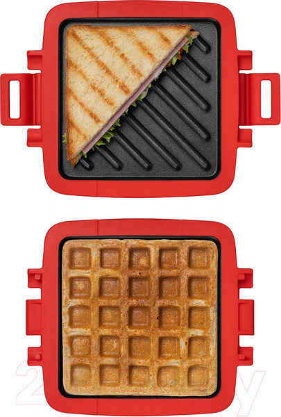 Изображение товара Форма-гриль для микроволновой печи Miku MK-MLTTS-RD (красный)