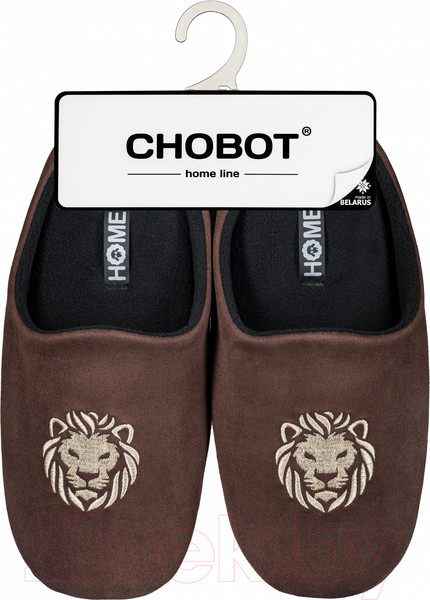 Изображение товара Тапочки домашние HOME Line 04-113 (р.42-43, Лев, темно-коричневый)