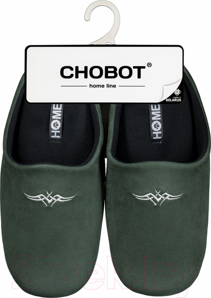 Изображение товара Тапочки домашние HOME Line 04-114 (р.42-43, Орнамент, хаки)