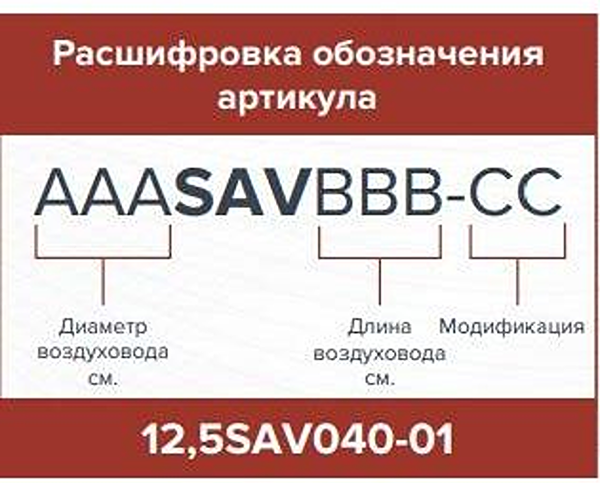 Изображение товара Проветриватель пассивный ERA 12.5SAV050-01