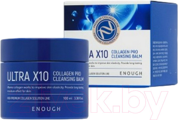 Изображение товара Бальзам для снятия макияжа Enough Ultra X10 Collagen Cleansing Balm (100мл)