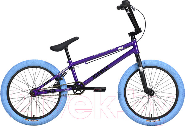 Изображение товара Велосипед STARK Madness BMX 4 2024 (серо-фиолетовый/черный/синий)