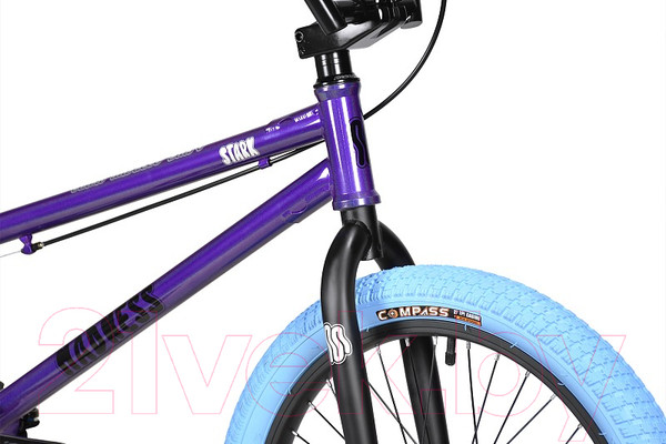 Изображение товара Велосипед STARK Madness BMX 4 2024 (серо-фиолетовый/черный/синий)