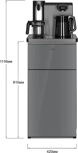 Изображение товара Кулер Ecotronic TB41-LE (с чайным столиком, графит)