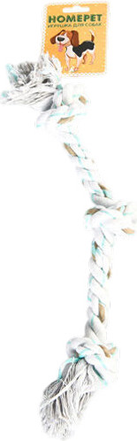 Изображение товара Игрушка для собак Homepet Канат с тремя узлами / 80542