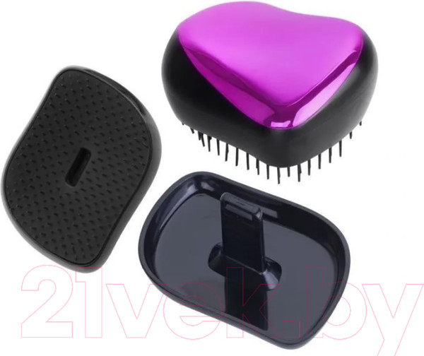 Изображение товара Расческа Nail Art Компактная металлик (розовый)