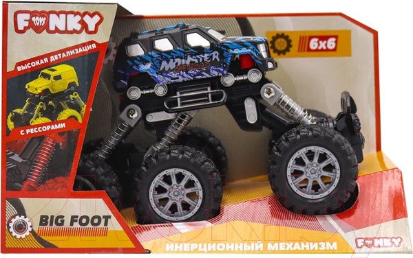 Изображение товара Автомобиль игрушечный Funky Toys Внедорожник / FT97931 (черный)