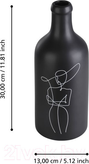 Изображение товара Ваза Eglo Kitakata 421119 (керамика, черный/белый)