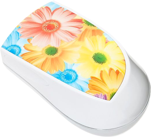 Изображение товара Расческа Nail Art Компактная (ромашки)